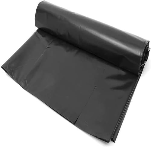 Rivestimento impermeabile per laghetto per pesci di piccole dimensioni, fontane da giardino e cascate, 4 x 5 m, colore nero