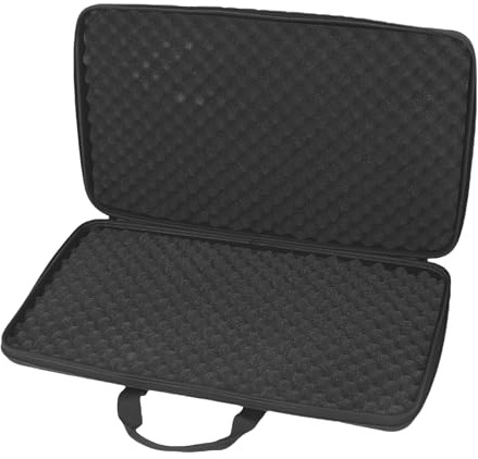 Alomejor DJ Controller Storage Case Mixer Travel Case Mixer Bärväska med U-formade 360 ​​° Zippers CUDIONING FOAM FÖR DDJ-FLX4 DDJ-400 DDJ-SB3 SB2 DDJ-RB