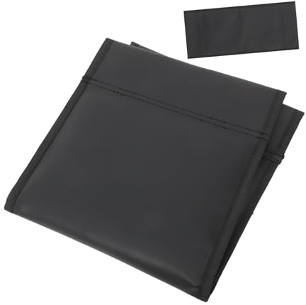 Yardenfun Cojín Respaldo para Negro Respaldo Removible de Duradero Repuesto para Accesorios de Sillas de Ruedas para Mayores Soporte Cómodo y Protector para Uso Prolongado