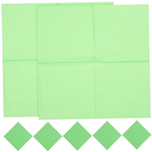 HIAKDOFT 3confezioni Tovaglioli Di Carta Verdi Per Feste Articoli Per Feste Tovaglioli Per Cena