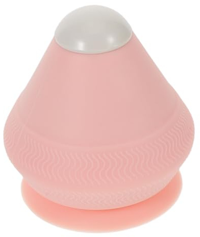 Elektrischer mit Wärme Massageball Saugfunktion und Nacken und Rücken | Kompaktes PC Design, Rosa Ausführung, für Büro und Reisen, zur Faszienentspannung Unterwegs