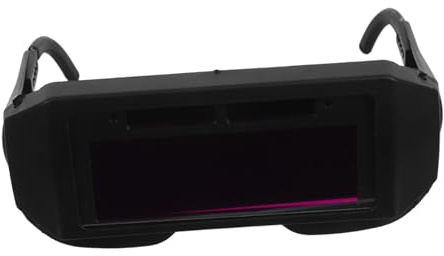 SOPOTUTU Occhiali da Lavoro Protettivi per Saldatura con Lenti Auto Scure Design Compatto e Portatile Protezione Uv e Ir per Mig Tig Arc Plasma Occhiali da Saldatore con Visione Chiara in