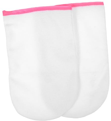 Healifty Guantes de Parafina para Manos de Felpa Retención de Calor y Tejido de Rizo Manicura en Salón,