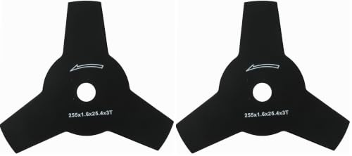 WERKA PRO Lame 3 Dents pour débrousailleuse (Lot de 2)