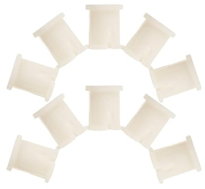 Insertos de Manguito para Ruedas 10 Piezas Plástico Resistentes al Desgaste | Ruedas Sillas Oficina, Uso Múltiple, Resisten Aflojamiento, Piezas Firmes para Muebles
