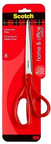 Scotch 8 Home & Office Scissors, Great for General Purpose Use (1408)
