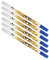 Pelikan Tintenlöscher Super-Pirat 850, 6 Stück (6er Set, Löscher F)