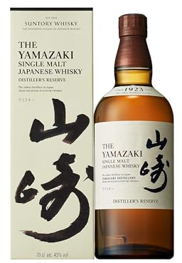 Suntory Yamazaki Distiller's Reserve Whisky - Single Malt Japanischer Whisky - mit Geschenkverpackung - Komplexer und harmonisch ausgewogener Geschmack - 43 % Vol - 700 ml