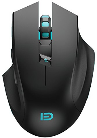 GranVela Forter i720 Souris sans Fil silencieuse et Ergonomique pour Jeux et Utilisation générale 2 400 DPI Noir