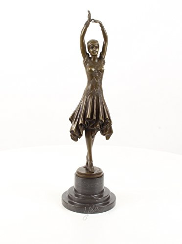Bronzefigur Skulptur Figur Deko Tänzerin Miss Kita 44,8 cm