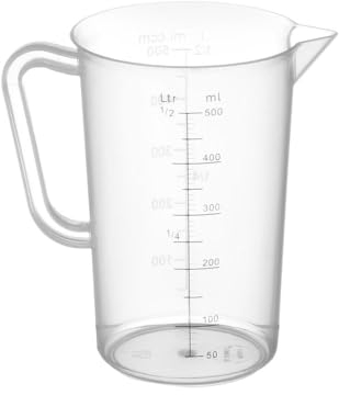HENDI Messbecher, mit Skalierung, Bruchsicher, 1L, Polypropylen