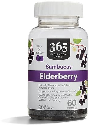 365 by Whole Foods Market, Elderberry Gummies, 60 Count