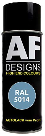 Alex Flittner Designs RAL Lackspray Autolack Sprühdose Spraydose RAL5014 TAUBENBLAU glänzend