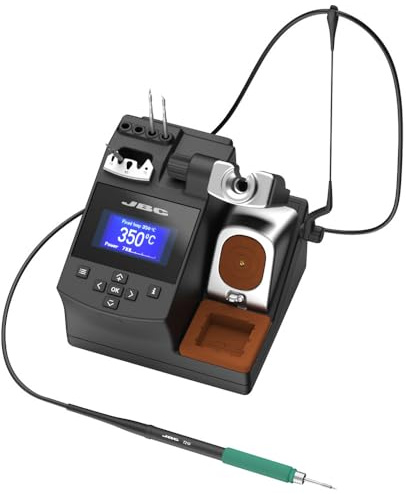 JBC Station de soudage de précision CD-2SQF CD-2SQF (CD-2SB CD-2SA 2700 CD-2SC Station de soudage fine CD-2SD CD-2SE CD-2SQE 2SQE 2SQE Soudure T210-A) Puissance : 40 W/Plage de température : 90-450 °C
