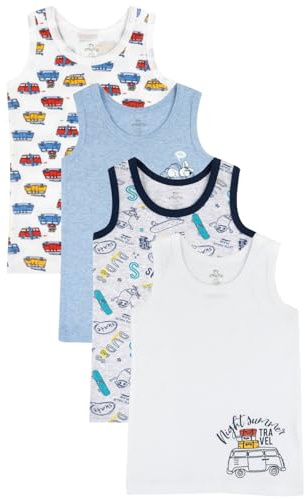Chicco Bambini e Ragazzi Set 4 Canottiere