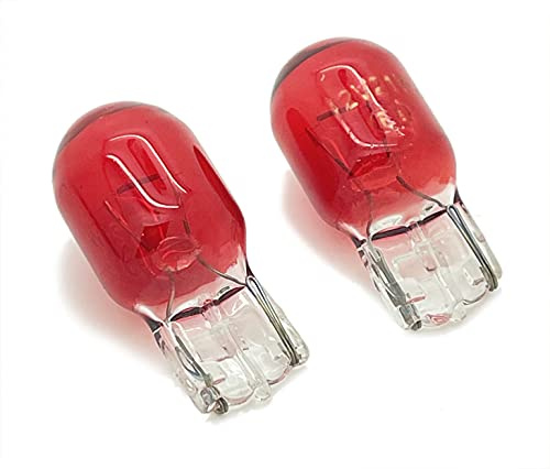 CarModShop 582 W21W Red Bulb Stop Tail Fog Light 7440 582R (Pack of 2)