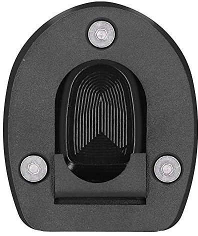 Aramox Motorrad-Ständerpolster Motorrad-Ständerplatte Motorrad-Fußstütze Platte Seitenständer-Vergrößerungsplatte, Side Stand Extender Passend für GTS 250 300 2013-2019(Schwarz)