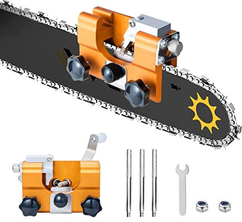 ZPYXBH Affila Catena Motosega, Affilatrice per Motoseghe Portatile Manuale, Affilacatene per Motosega Professionale Maschera Affilare La Catena della Motosega per Tutti I Tipi di Motoseghe Elettriche