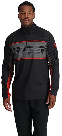 Spyder Paramount 1/2 Zip Black - L