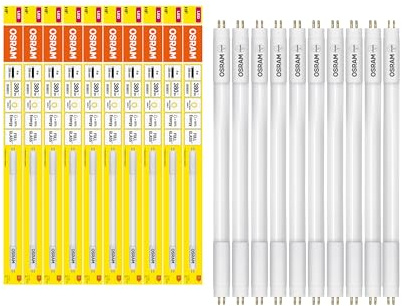 Osram LED TUBE T5 HF L8 SHORT 288 mm, lineare LED-Röhre, 4W, 380lm, 3000K, warmweißes Licht, LED-Ersatz für klassische T5-Leuchtstoffröhren mit G5 Sockel, lange Lebensdauer, energiesparend,10-Pack