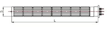 Resistance Steatite 2400 W Dia 52 Lg 440