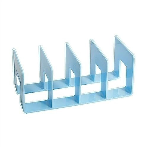 Schallplattenaufbewahrung Vinyl-Schallplatten-Aufbewahrungshalter, farbiger Acryl-Schallplatten-Präsentationsständer, Desktop-Bücherregal-Organizer, kreativer Schallplatten-Präsentationsständer Platte