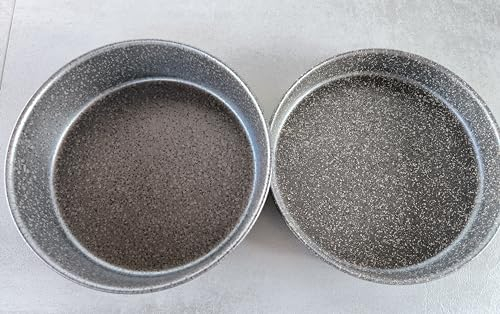 LA CASA DI EVA bis TEGLIE TONDE per FRIGGITRICI AD Aria DIAM. CM. 20. Una TEGLIA Alta ED Una TEGLIA Bassa, in Materiale Antiaderente Senza PFFOA Made in Italy