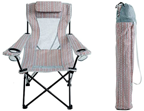 Campingstuhl Klappstuhl Zusammenklappbarer Strandstuhl Mit Tragetasche, Tragbarer, Strapazierfähiger Angelsitz, Lazy Lounge Chair, Rückenlehne, Mesh, Mittagspause, Hocker Strandstuhl Camping Stuhl