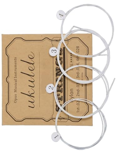 Ukulelensaiten-Set, 4 Stück/Set, Nylon-Saiten, Ersatzzubehör für Ukulele, Nylonsaiten, Ersatzteil für Ukulele-Ukulele-Saiten