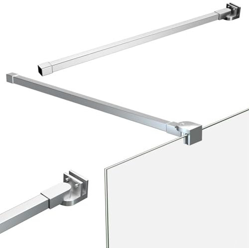 Kangmusi Kangmusi146229 Barre de stabilisation de paroi de douche en acier inoxydable 70-120 cm