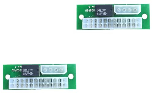Uonlytech 2 Stück Computerkomponenten-netzteiladapter Add2psu -polig auf 4-polige Boot-Karten Kein Schneiden Erforderlich
