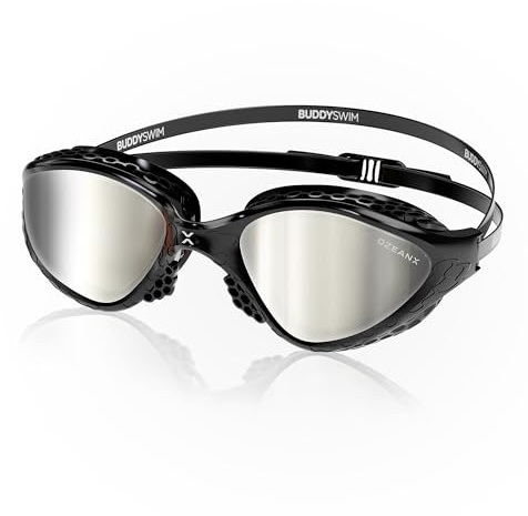 Gafas Natacion OzeanX. Gafas Natacion Hombre Protección UV400. Gafas Nadar Mujer Antivaho. Gafas Piscina Hombre con Lentes XVISION Panorámicas. Para Piscina Mujer con Ajuste Hidrodinámico Cómodo.