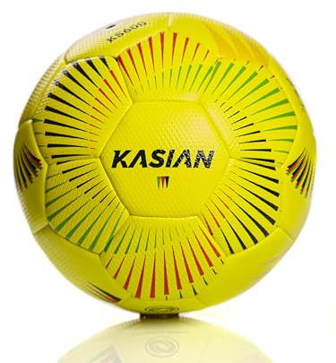 KASIAN Balón Fútbol Sala, Unisex, Diseñado para Mejorar el Control y la Técnica en la Pista, Ideal para Entrenamiento y Competición, PU, Costuras Invisibles