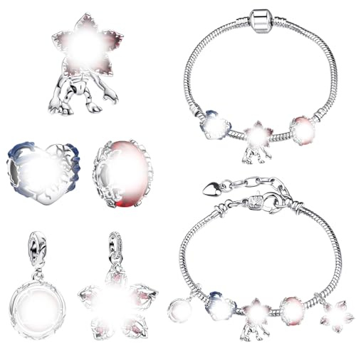 JSTHHTT 5 Piezas Charms Abalorios, Charms Bracelet, Charm Abalorios Colgante para mujer, Bead para pulseras y collares, Compatible con Pulsera Collar, para Mujeres, Amigos, Adolescentes y Niñas