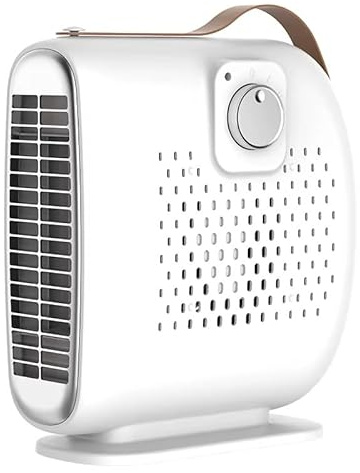 Elite XPTO Calefactor Eléctrico de Escritorio Inteligente, Portátil 500W, Blanco, 2 Niveles de Calentamiento, Protección contra Caídas