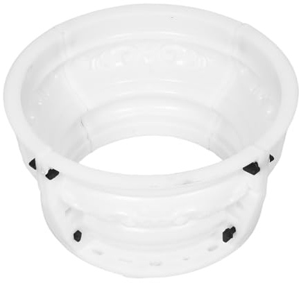 CLISPEED Stampo per Colonna in Stile Romano Rotondo in Plastica Riutilizzabile, Cassaforma Scanalata per Cappello e Base Pilastro in Calcestruzzo, Adatto per Decorazione Ingresso