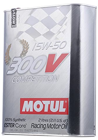 Motul 104244 motorolja 300 V tävling 15 W-50 2 liter