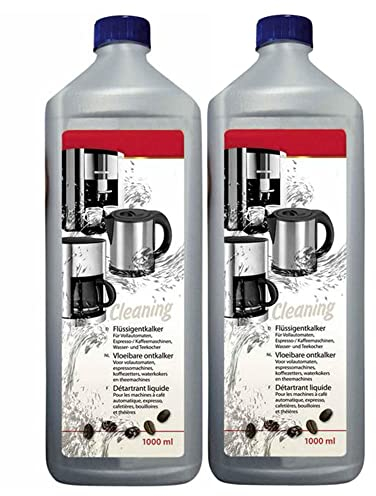 TronicXL Profi Entkalker 2 Liter für Kaffeemaschinen Vollautomat Wasserkocher Kapselmaschine kompatibel mit WMF AEG Bartscher Braun De’Longhi Dèlonghi Grundig SEVERIN Russell Hobbs Rowenta Unold