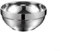 Bol de service en acier inoxydable, parfait pour le riz, la sauce, la salade, et plus encore (15 cm)