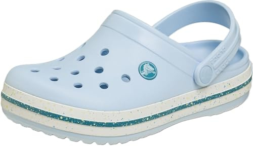 Crocs Crocband Speckled Band Clog T, Zoccoli Unisex - Bambini e Ragazzi, Blue Frost, 27/28 EU