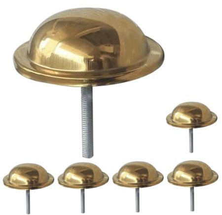 NULYLU 6piezas Tachuelas Para Tapicería De Muebles Clavos Decorativos Antiguos Resistentes Para Puertas y Ventanas