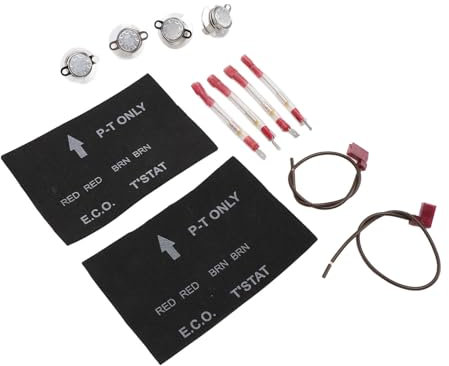 KIMISS 2 Sets RV Water Heater Thermal Cutoff Kit for Atwood Models, ECO Thermostat Assembly for Safety Replacement
