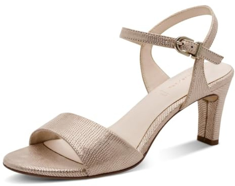 Tamaris Donna sandalo con tacco a stiletto metallico 40 EU