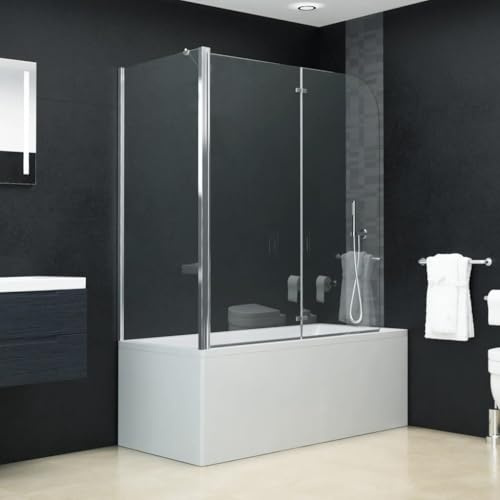 Refined Badewannenaufsatz 2-fach Faltbar ESG 120x68x130 cm