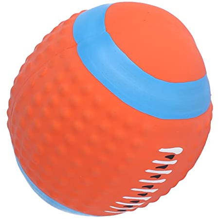 Yechiry Hundtuggleksaker, Rugbyboll för Sällskapsdjur Av Latex, Tandrengöringsboll med Anti-halkstruktur, Idealisk för Träning Av Katter och Hundar