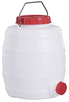 Bouchonnerie Jocondienne SOT15 Tonnelet Plastique Blanc 28 x 28 x 35 cm 15 L