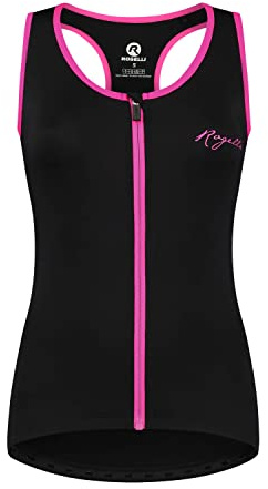 Rogelli Abbey Radtrikot Damen ärmellos - Fahrradtrikot Damen mit Reißverschluss - Rennrad-Trikot