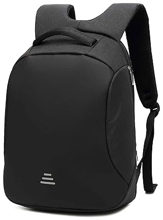 VINBAGGE Mochila para Portatil,Mochila Universidad Mochilas de Viaje Mochila Trabajo Mochila Instituto Mochila Trabajo/Negocios/Ocio/Viajar/15.6 Pulgadas/USB(Negro16)