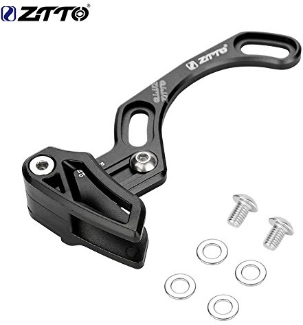 Keenso Fahrradkettenführung, Kettenführungswerkzeug zur Montage von Fahrrädern mit Schrauben und Unterlegscheiben für ISCG 05 Kettenführung für Fahrrad (schwarz)