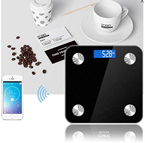 balance cuisine balance pese personne connectée bluetooth balance haute précision de cuisine balance connectée graisse corporelle balance connectée-Chine_Noir
